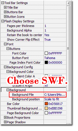 ‘Designing Setting’ panel