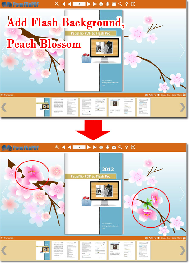 choose the flash file (SWF format) from your computer