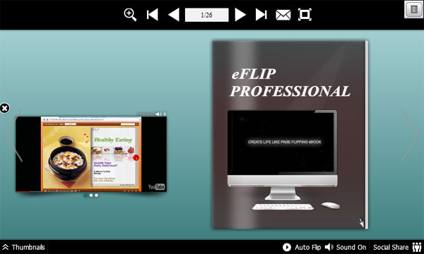 How to embed YouTube video into HTML Flipbook