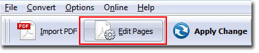 Click “Edit Pages”