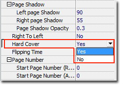 Design Setting panel