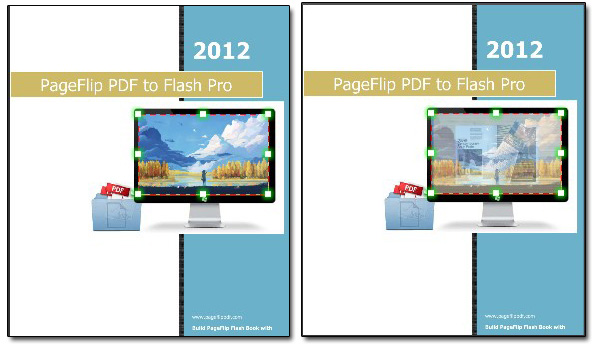 You can compare the effects before and after changing transparency