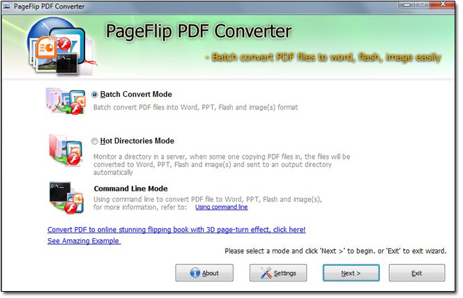 Windows 8 PageFlip PDF Converter(freeware) full