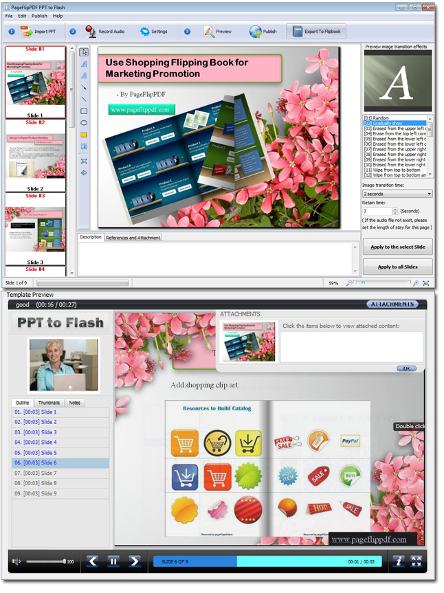 Free PageFlipPDF PPT to Flash 1.0 full
