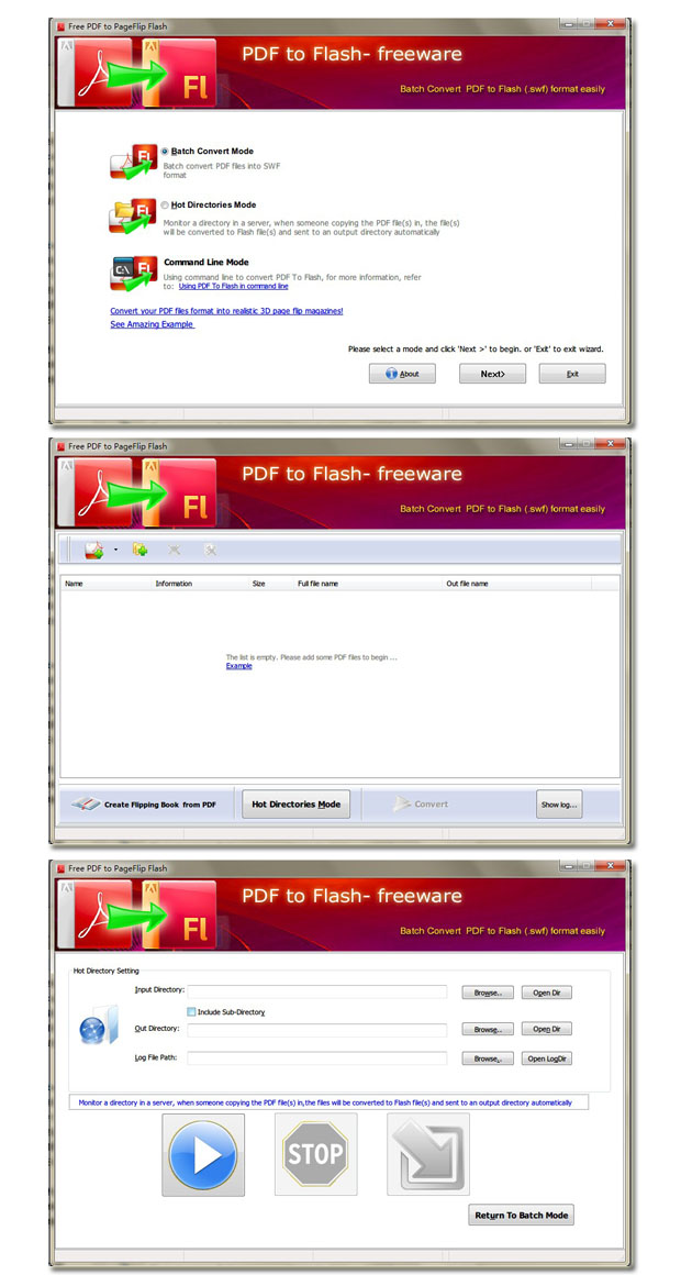 Free PDF to PageFlip Flash 2.0