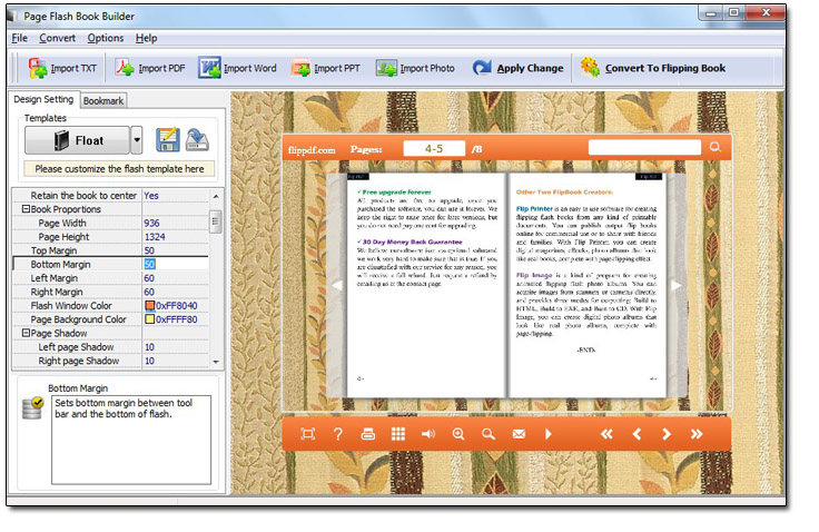 Windows 8 Free Page Flash Book Builder 1.0 full Windows 8 Free Page Flash Book Builder full