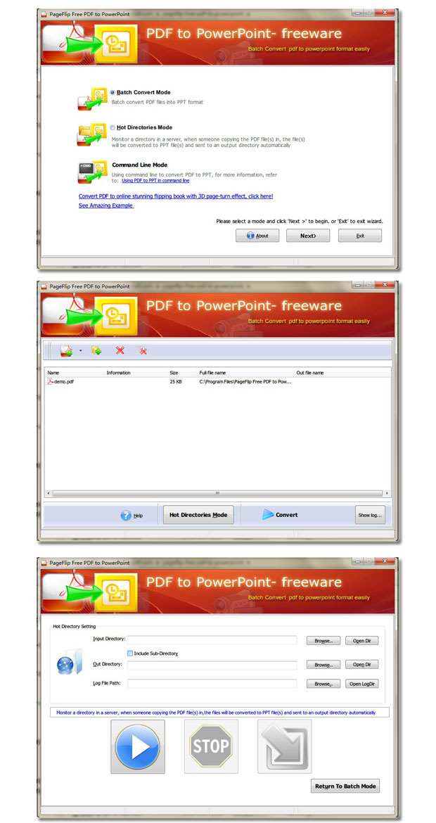 PageFlip Free PDF to Powerpoint 2.7