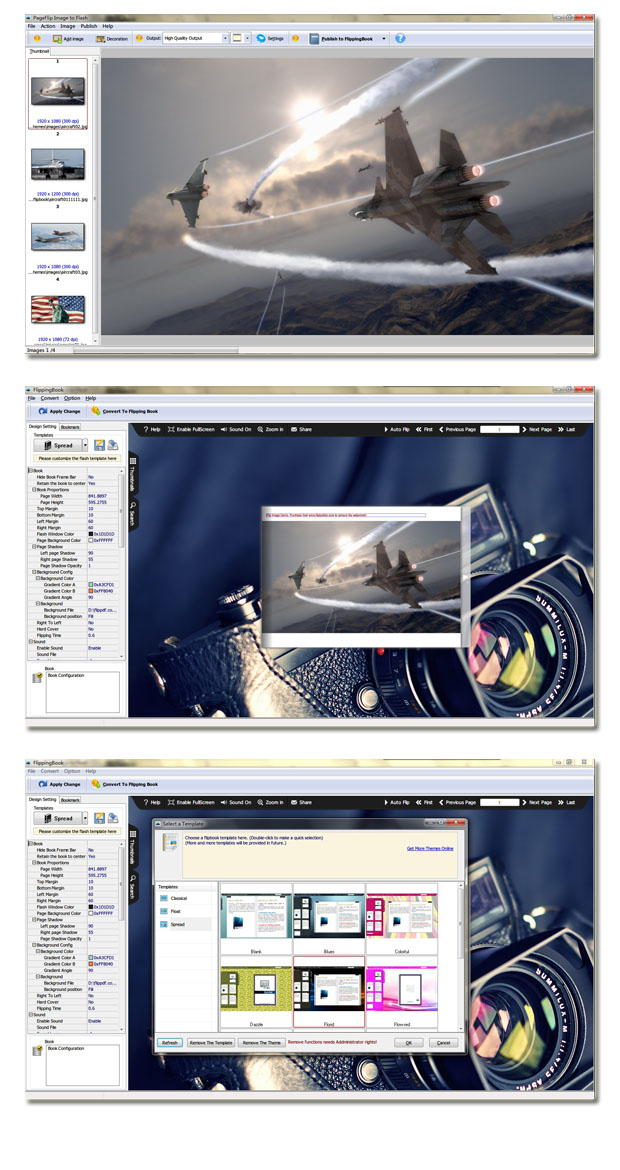 pageflip_image_to_flash_screenshots