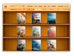 Easy build digital library to show books in flipbook