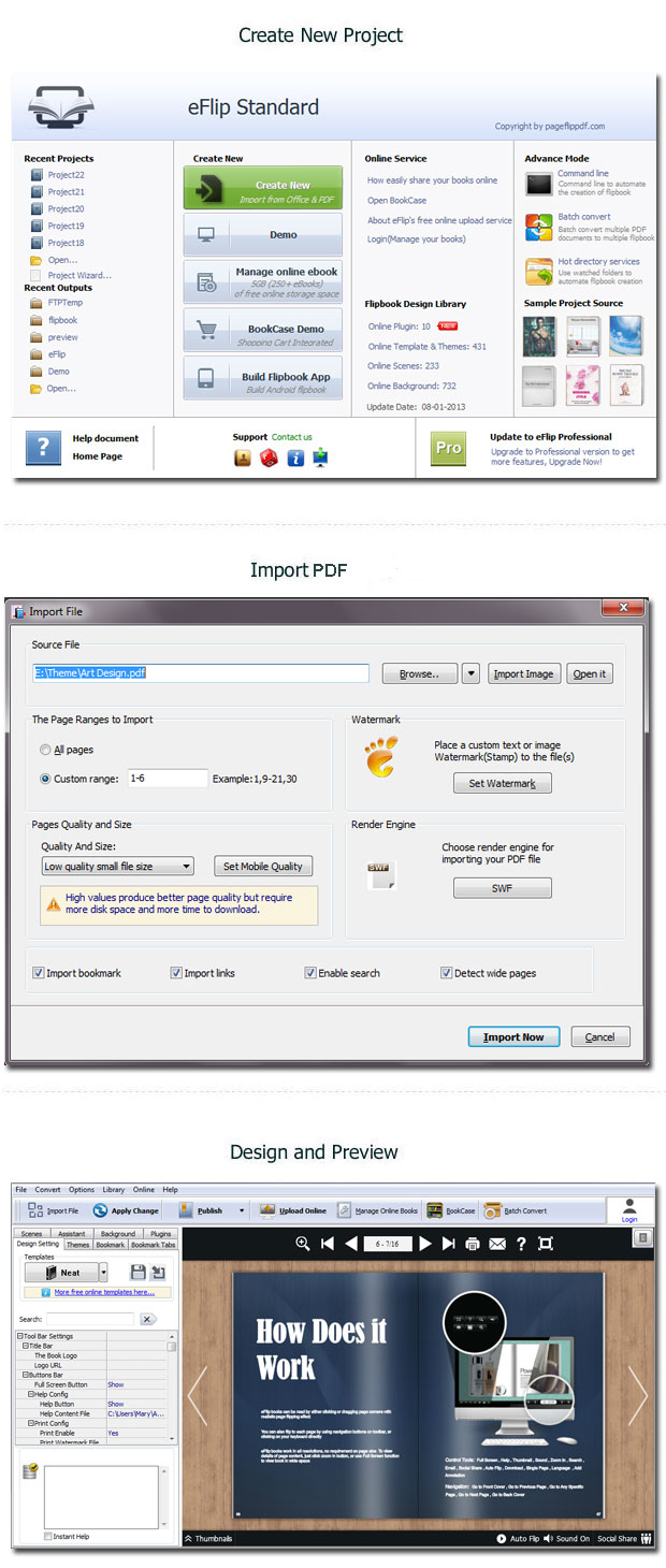 eFlip FlipBook Maker screenshot eFlip FlipBook Maker screenshot