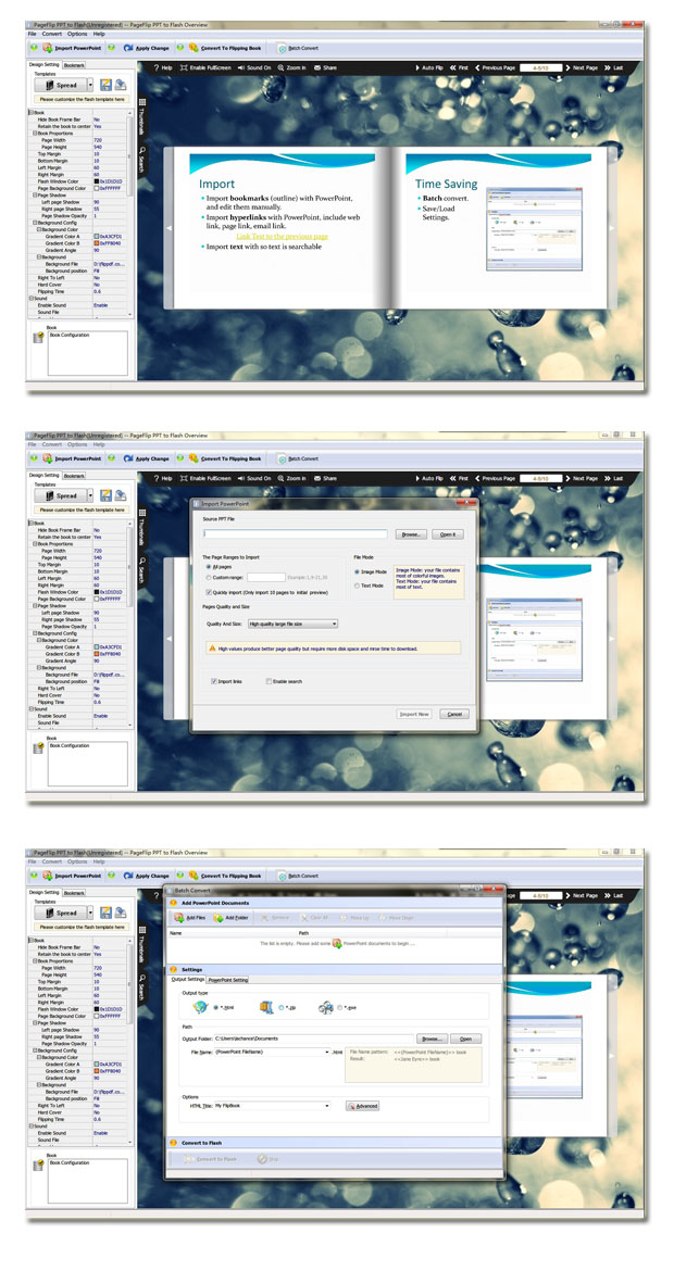 Windows 8 PageFlip PPT to Flash 2.5 full Windows 8 PageFlip PPT to Flash full