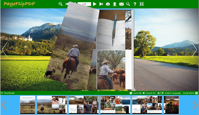 Distance Designing Templates for Flip Book