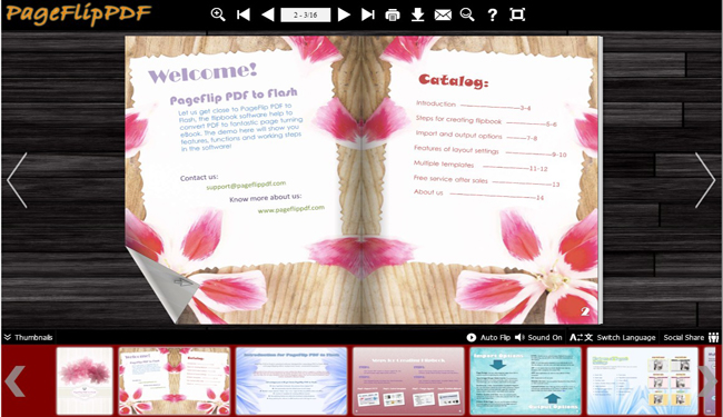 Wood Template of Flipping Ebook screenshot Wood Template of Flipping Ebook screenshot