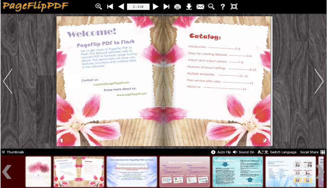 Wood Template of Flipping Ebook