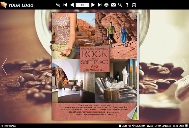Coffee Theme for eFlip Software 1.0 full