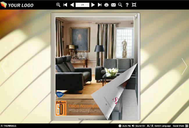 White Theme for eFlip Software screenshot White Theme for eFlip Software screenshot