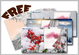 flash page flip book templates - winter-scenes